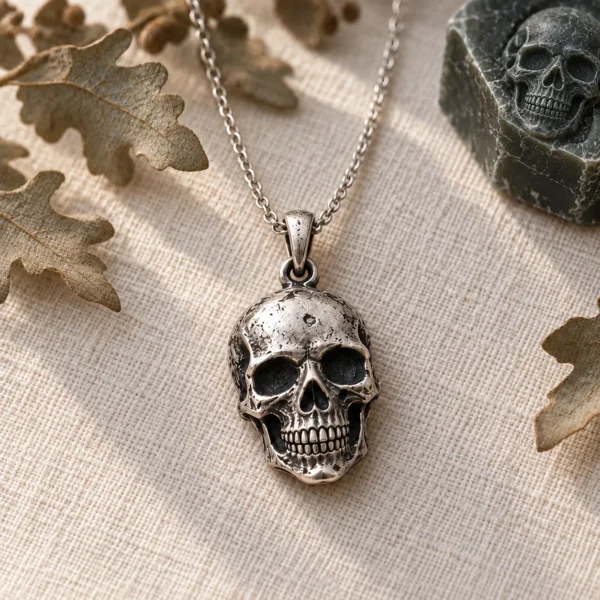 Halloween Tılsımları — Kafatası Kolye Ucu